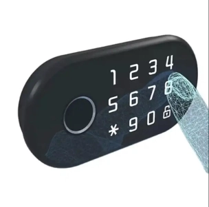 Fingerprint and password system drawer and cabinet lock