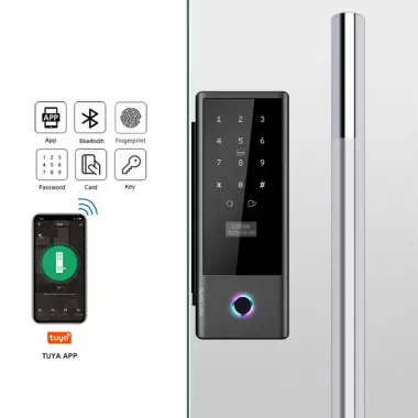 G2 Premium WiFi Smart Finger Print Glass Door Lock