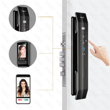 L16 Smart WiFi Tuya Intercom Face Fingerprint Door Lock
