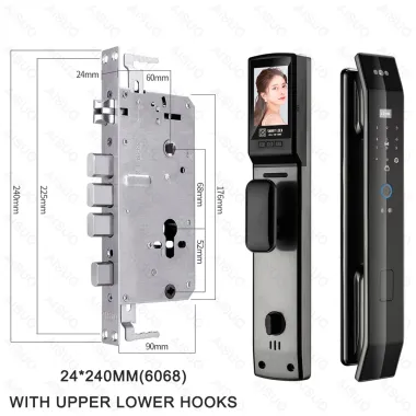 L16 Smart WiFi Tuya Intercom Face Fingerprint Door Lock