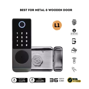 Tuya Executive Smart Finger Print Door Lock with Remote (Water Proof)