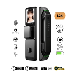 L24 WiFi Smart Door Lock with 3D Face & Fingerprint Recognition