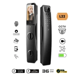 L22 Premium Dual Battery Electronic Magnetic Mortise Door Lock