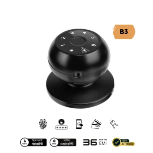 B3 WiFI Smart Bedroom Round Lock 5 Unlock Methods