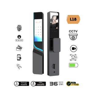 Premium L18 Professional Video Call Face & Instant Unlock Door Lock