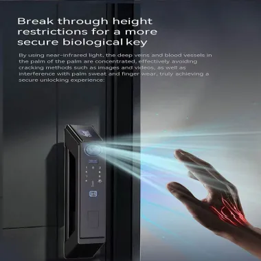 L28 Smart 3D Face Recognition Door Lock with Palm Vein & Video Intercom